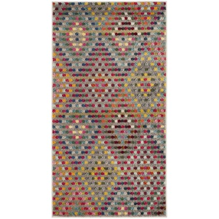 Flowers First 2 ft. 2 in. x 4 ft. Monaco Power Loomed Area Rug, Multi Color & Beige - Accent FL1889527